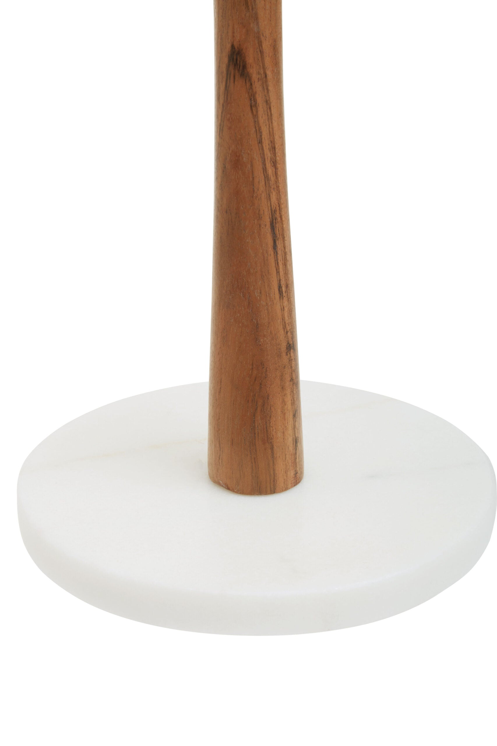 Acacia wood. Marble base. Kitchen roll holder. Rustic charm. Sturdy. Round base. Durable. Stylish. Functional. Kitchen accessory. Natural materials. Modern kitchen. Traditional kitchen. Elegant design. Countertop accessory. Easy to clean. Compact size. Sophisticated. Polished finish. Stable. Kitchen. Accessories. Home