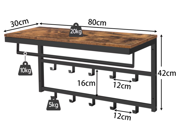 Wall-Mounted Coat Rack. Rustic. Modern. Coat Rack. Space-Saving. Coat Rack with Shelf. Metal. Wood. Entryway. Versatile. Coat Rack with Hooks. Wall Storage Rack. Coat and Hat Rack. Practical. Stylish. Storage Solution. Industrial. Functional. Home. Entryway Storage. Hallway. Modern Storage Rack. Wall-Mounted Storage. Utility Room. Durable. Coat Rack with Rail. Easy Assembly. Black. Wall-Mounted Hallway Storage. Hook and Rail Coat Rack. Multipurpose. Strong Metal. Entryway Organisation. Home Decor. Furniture